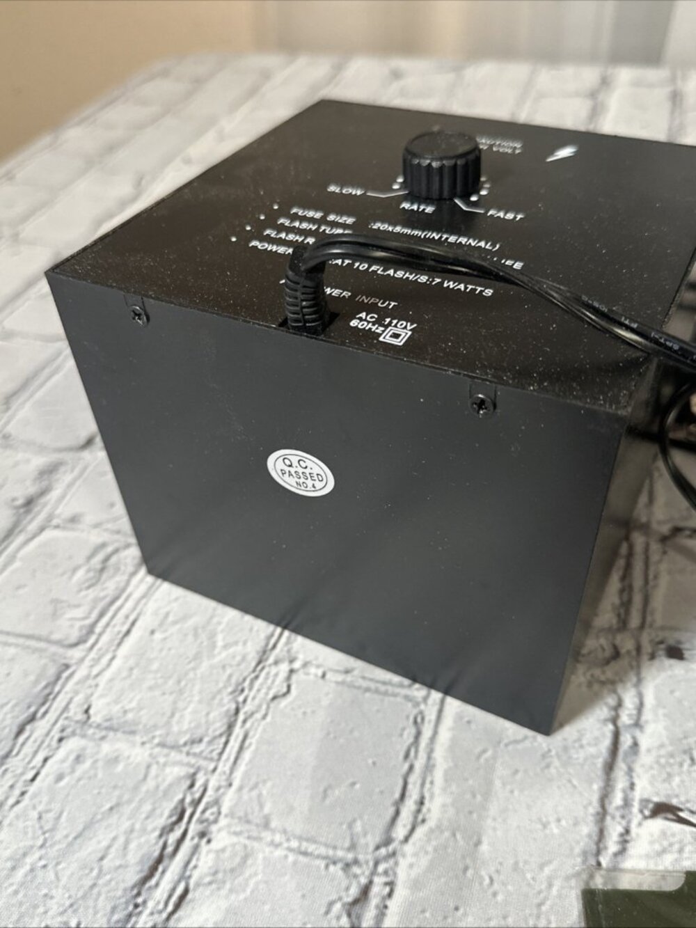 Trisonic Disco Flashing Light Cube TS-D900 Colored Filters Strobe Light - Picture 10 of 15